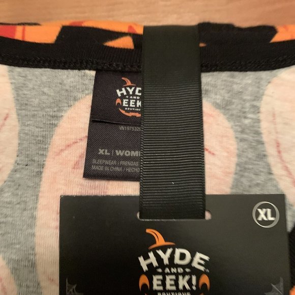 2 Pc HYDE And EEK Women's Pajama Set Outfit Sleepwear Pumpkins Size XL - Picture 3 of 11